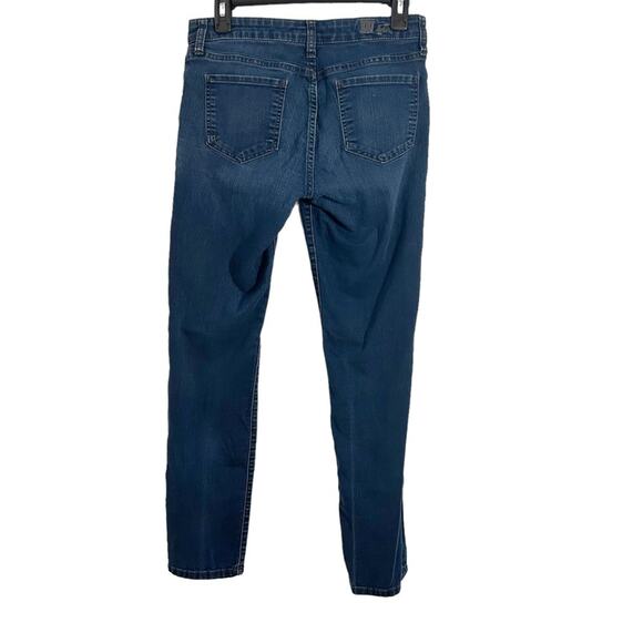 Kut From The Kloth Blue Scarlett Straight Leg Zipper Jeans, Size 4 - Picture 2 of 16